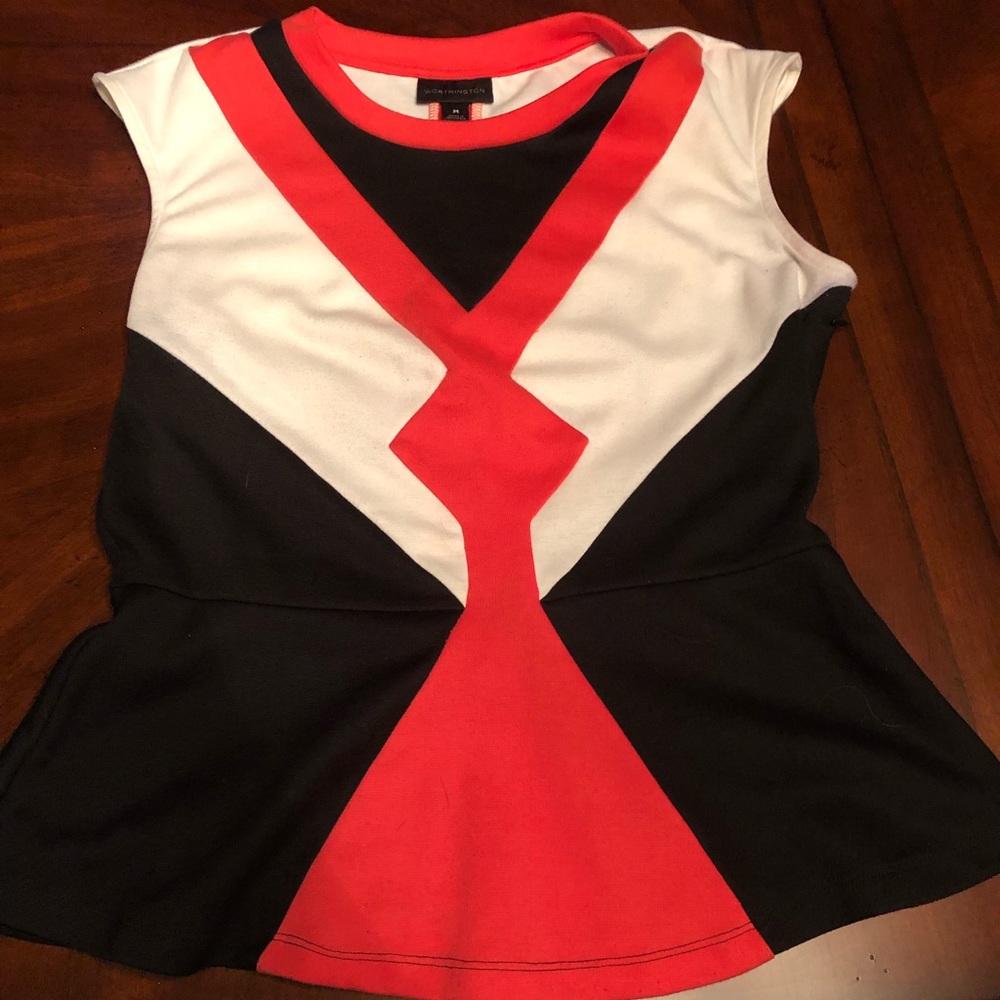 Worthington peplum top